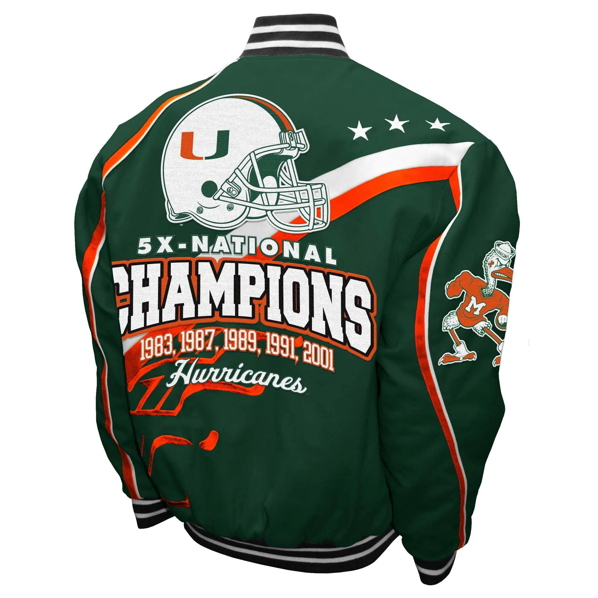 Franchise Club Mens NCAA Commemorative Twill Jacket