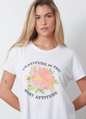 GRATITUDE FLOWER TOP WHITE