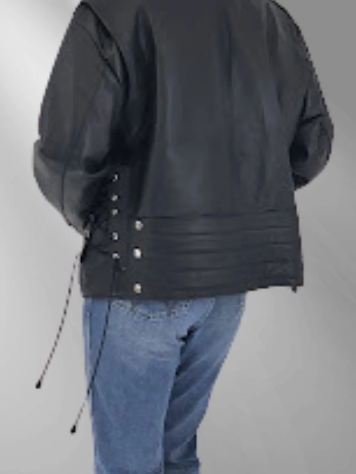 Handcrafted Women's Sheepskin Leather Biker Jacket – Premium Style Black