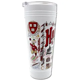 Harvard University Collegiate Thermal Tumbler in White - Limited Edition!