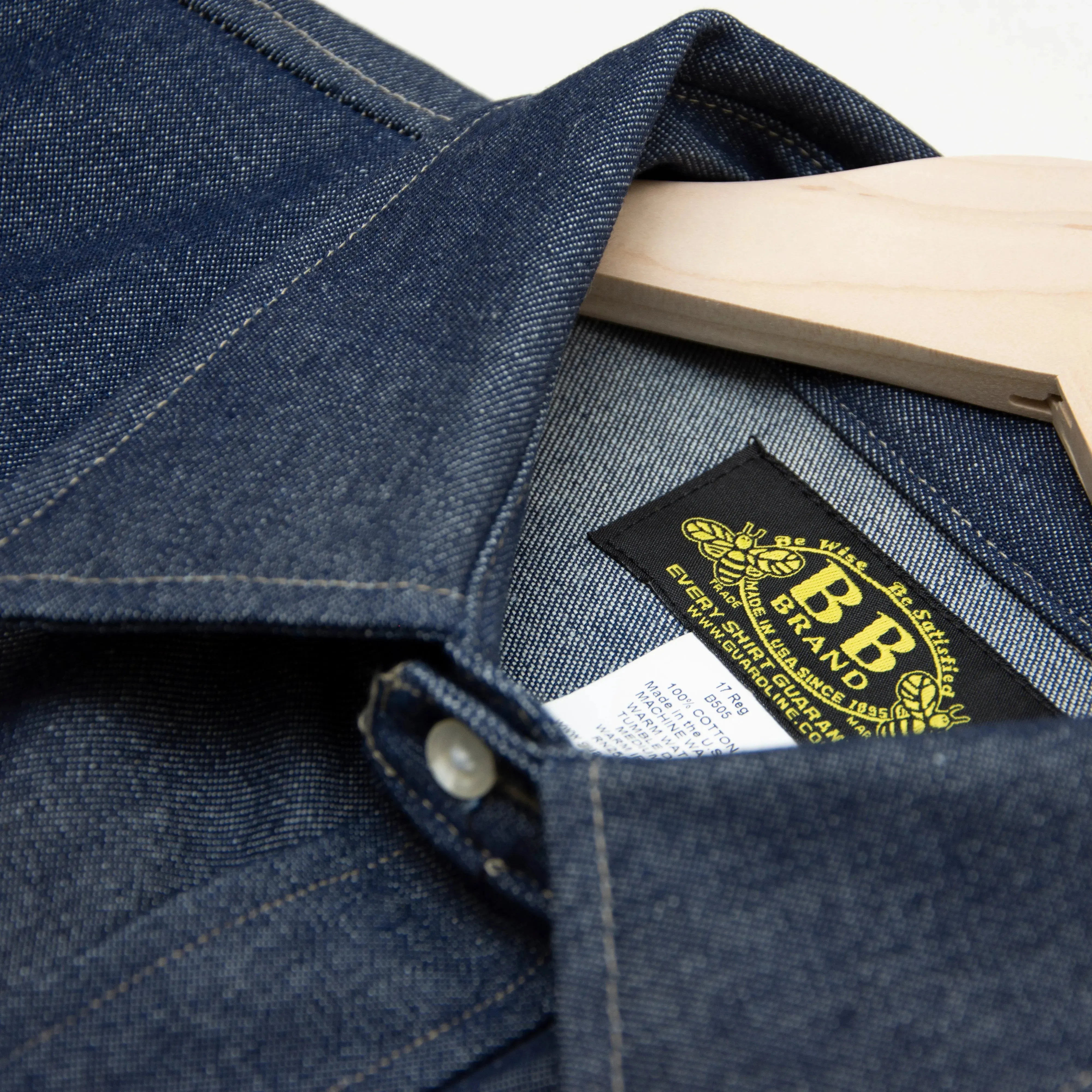 Heavyweight Denim Work Shirt - Made in USA