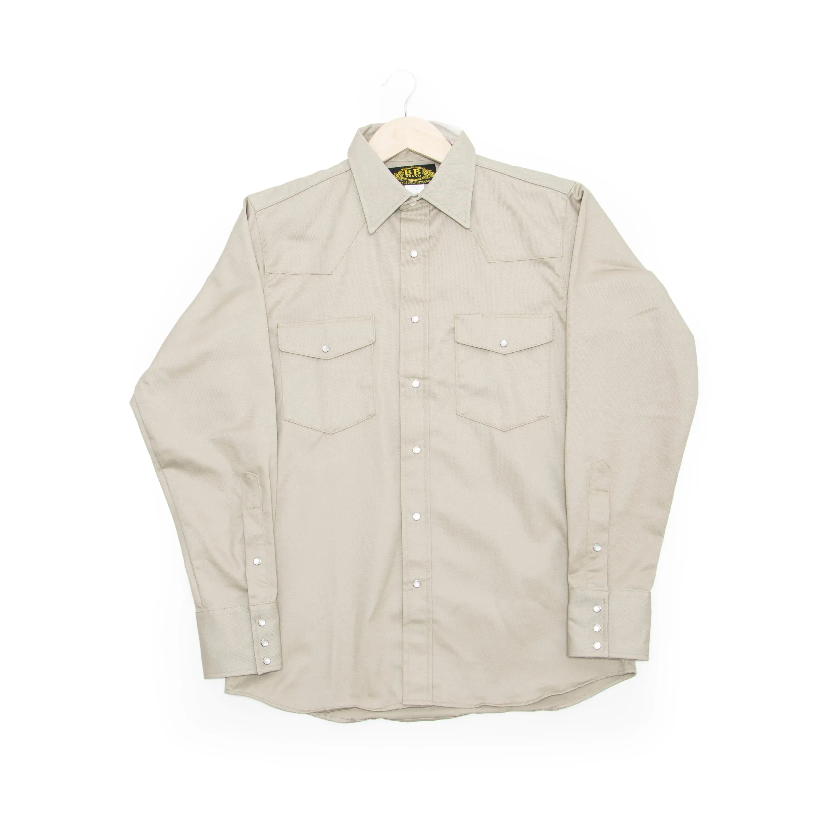 Heavyweight Khaki Work Shirt - Made in USA