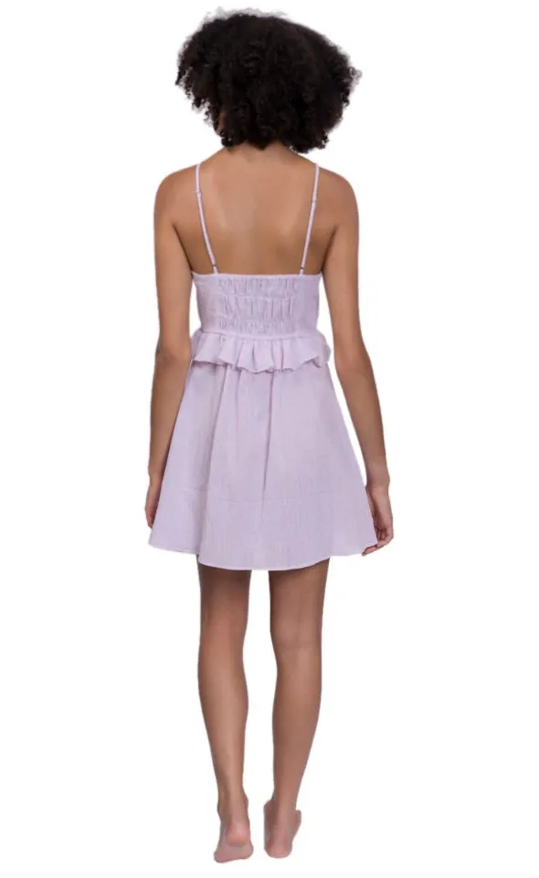 Isabelle Babydoll Nightgown - Pink Crinkle