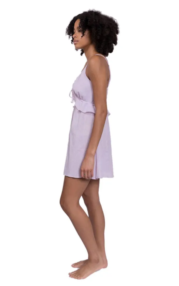Isabelle Babydoll Nightgown - Pink Crinkle