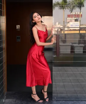 Jacqueline Satin Dress