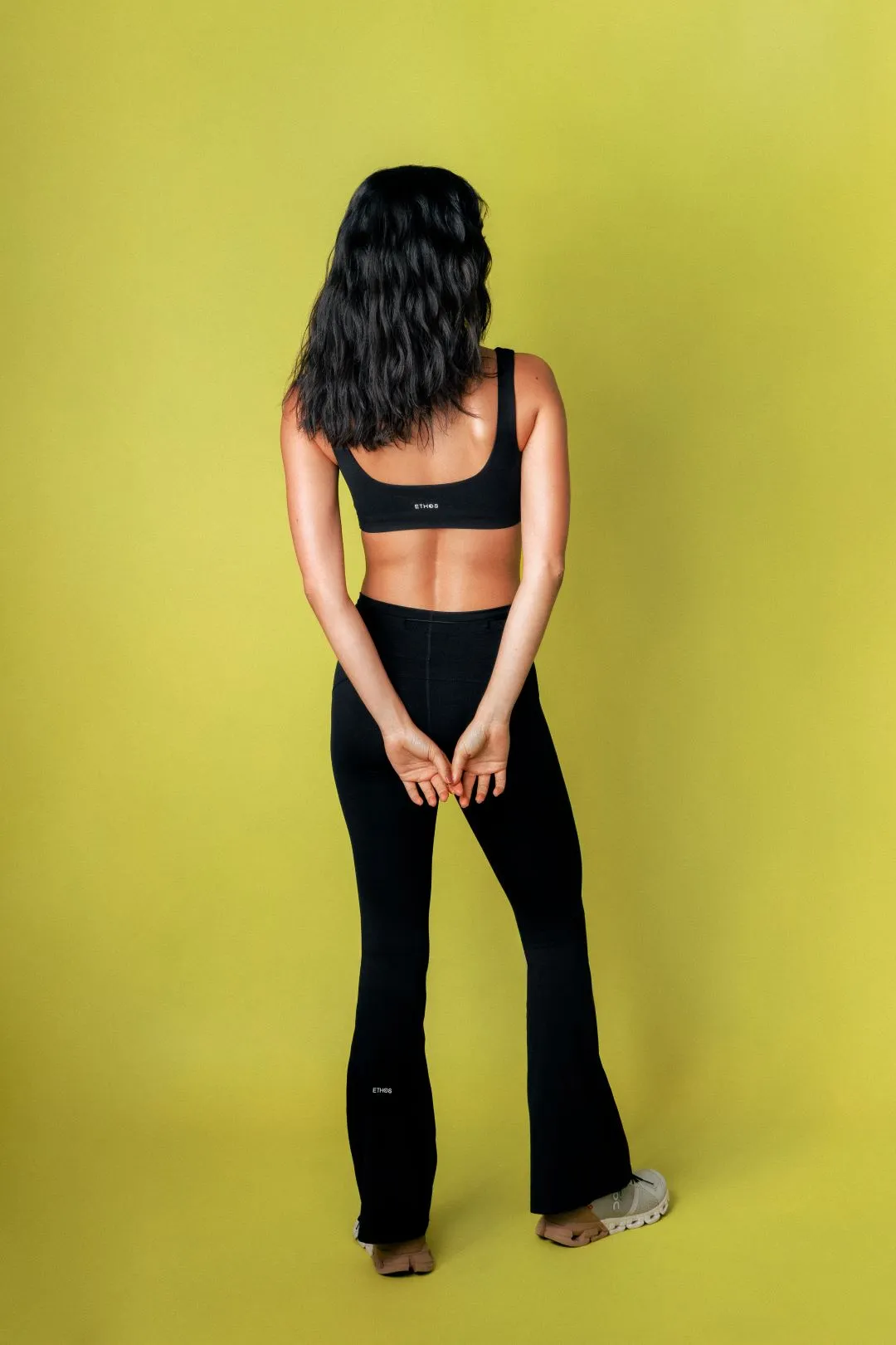 JET SET FLARE BLACK LEGGING