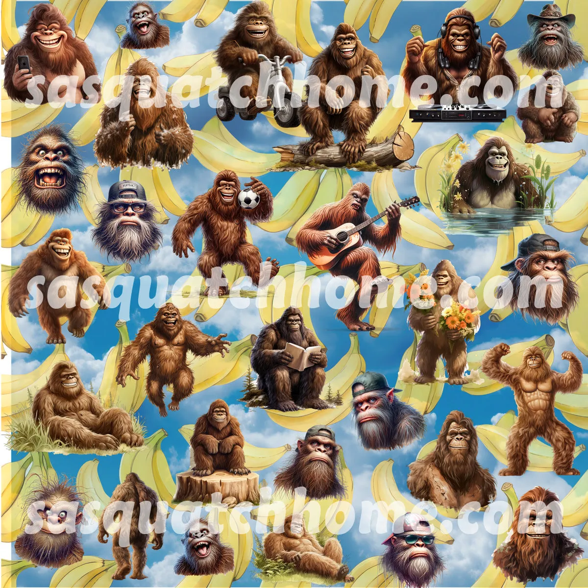 Kids Hair Cutting Cape - 18 Sasquatch Bigfoot Designs, Bigfoot, Bigfoot cape, Sasquatch cutting cape