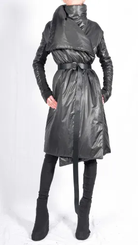 Long Padded Wrap Jacket