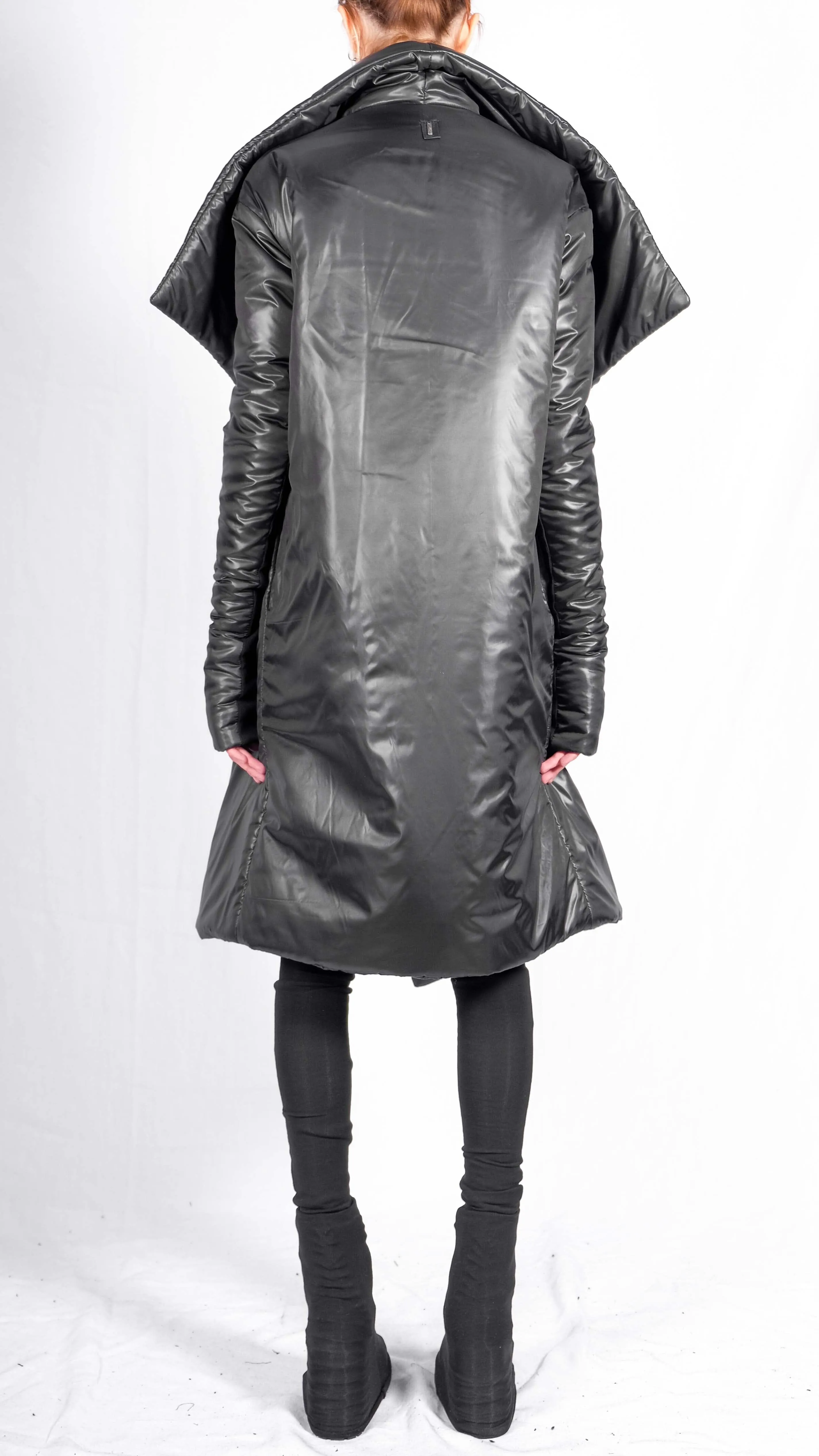 Long Padded Wrap Jacket