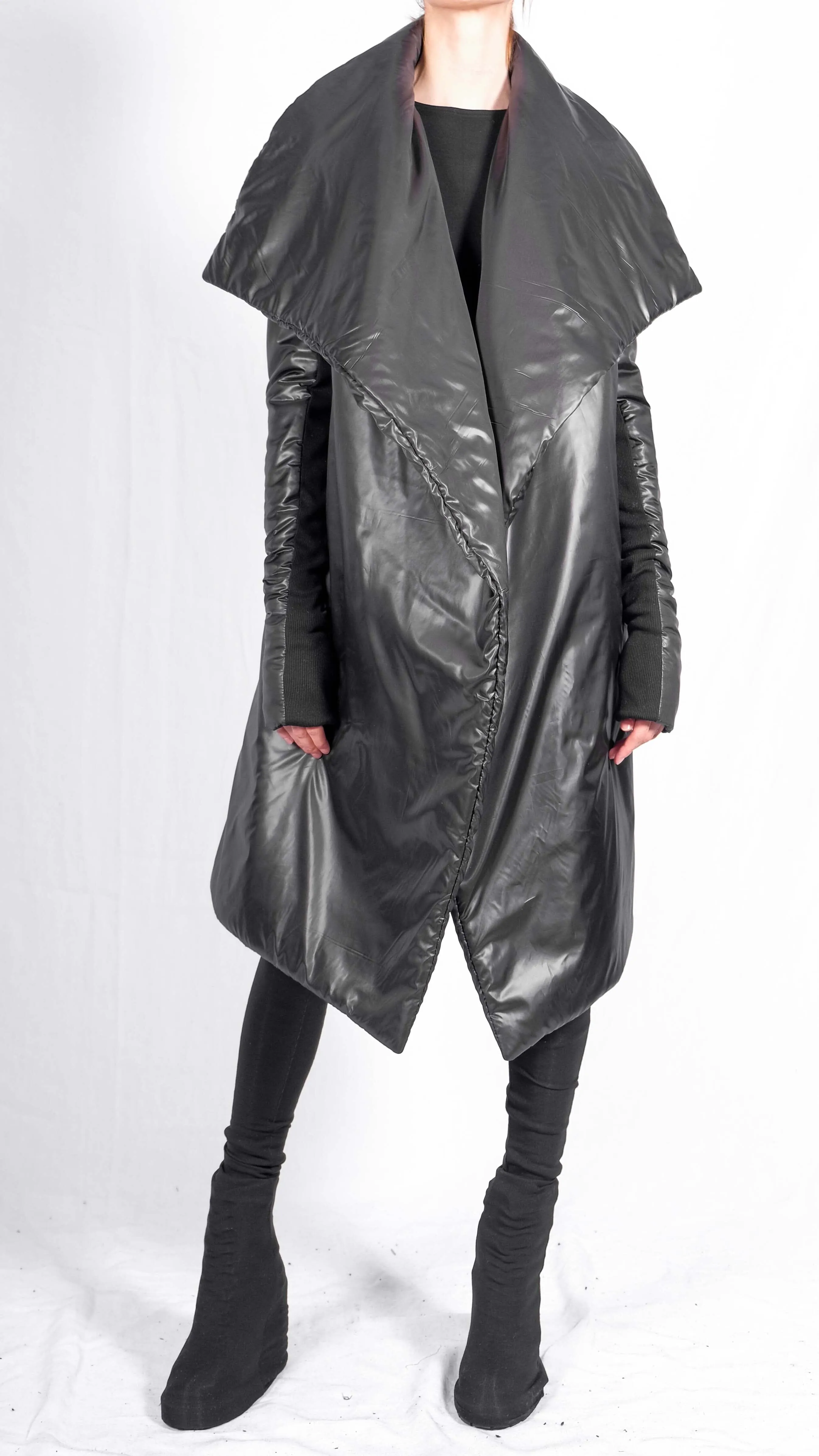 Long Padded Wrap Jacket