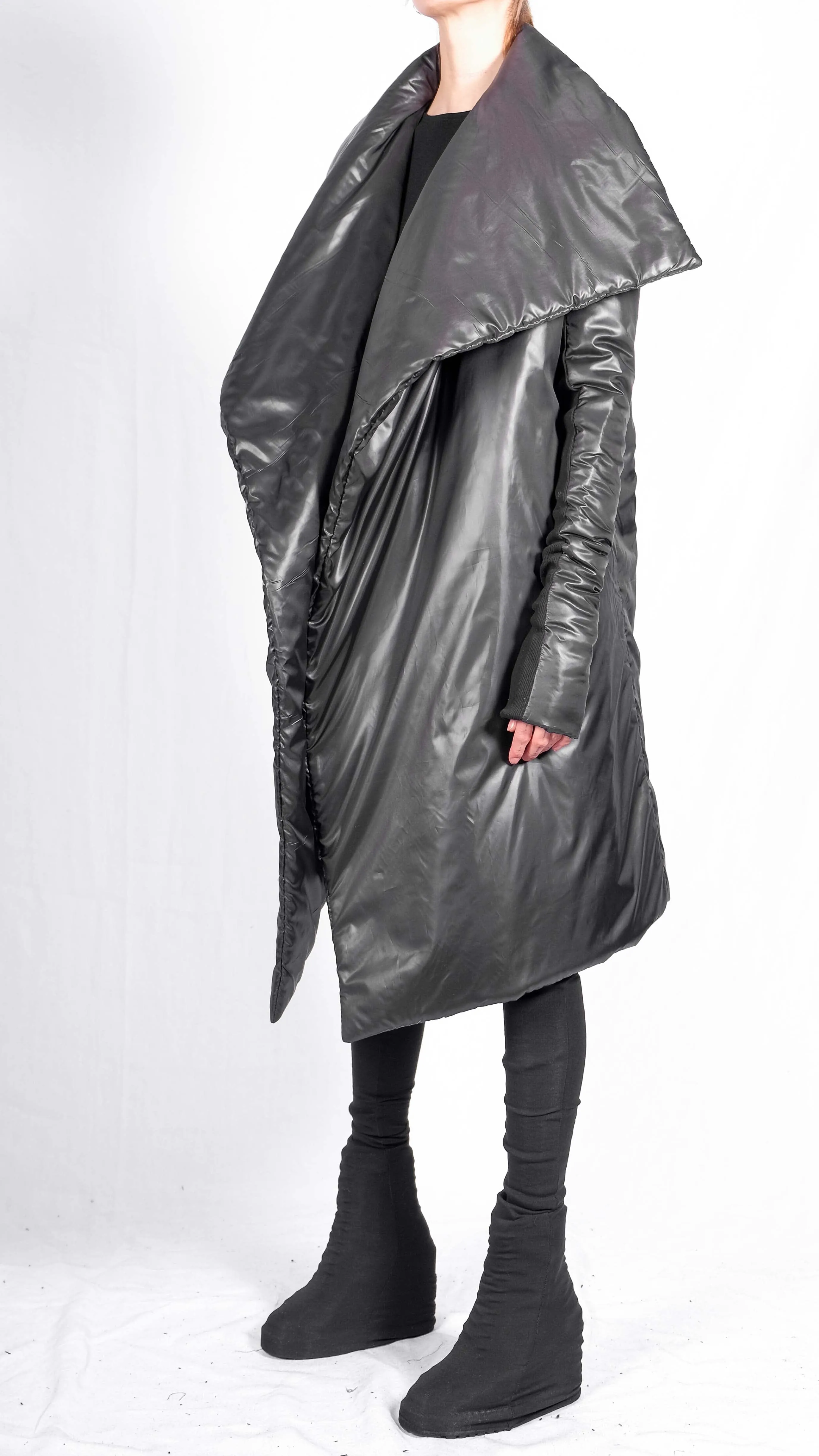 Long Padded Wrap Jacket