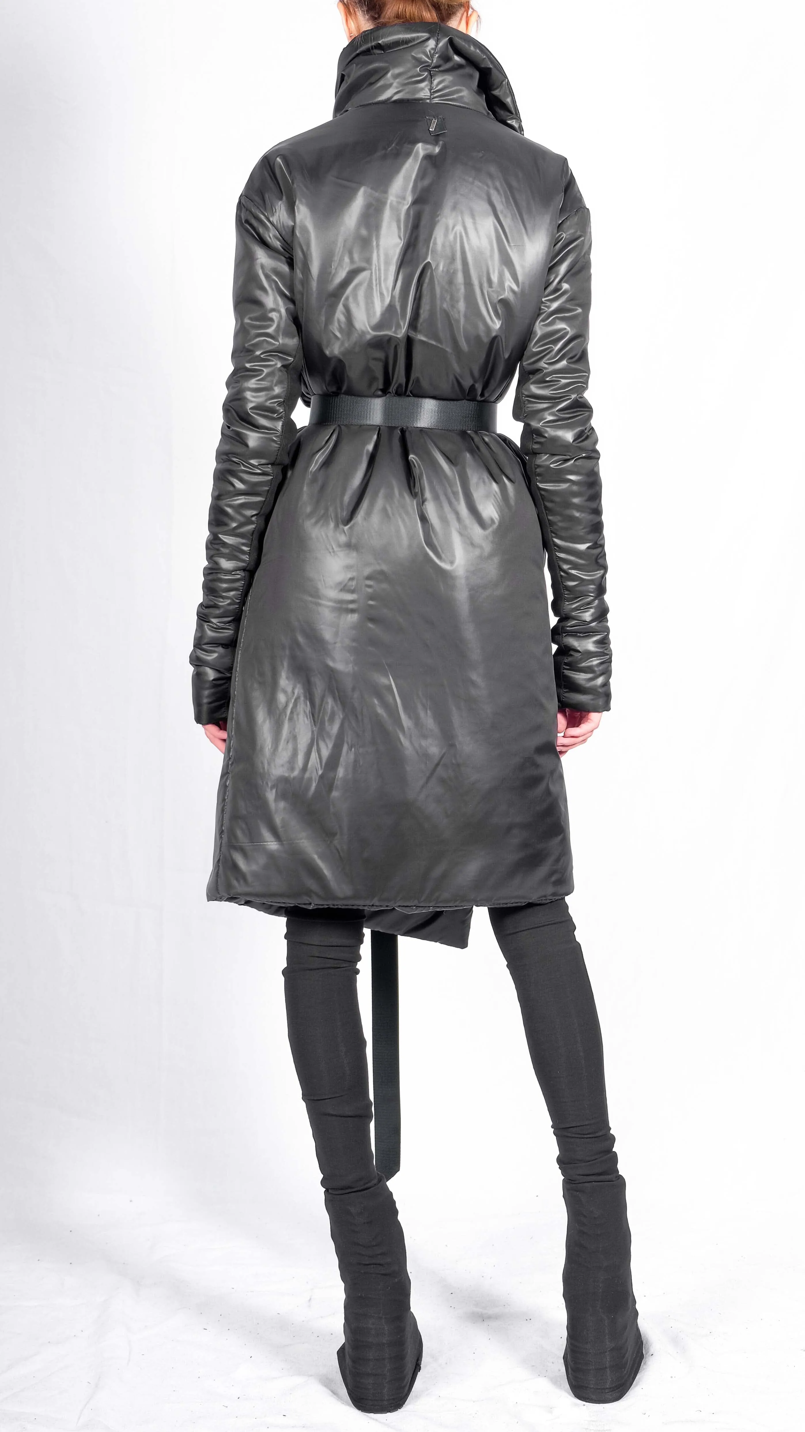 Long Padded Wrap Jacket