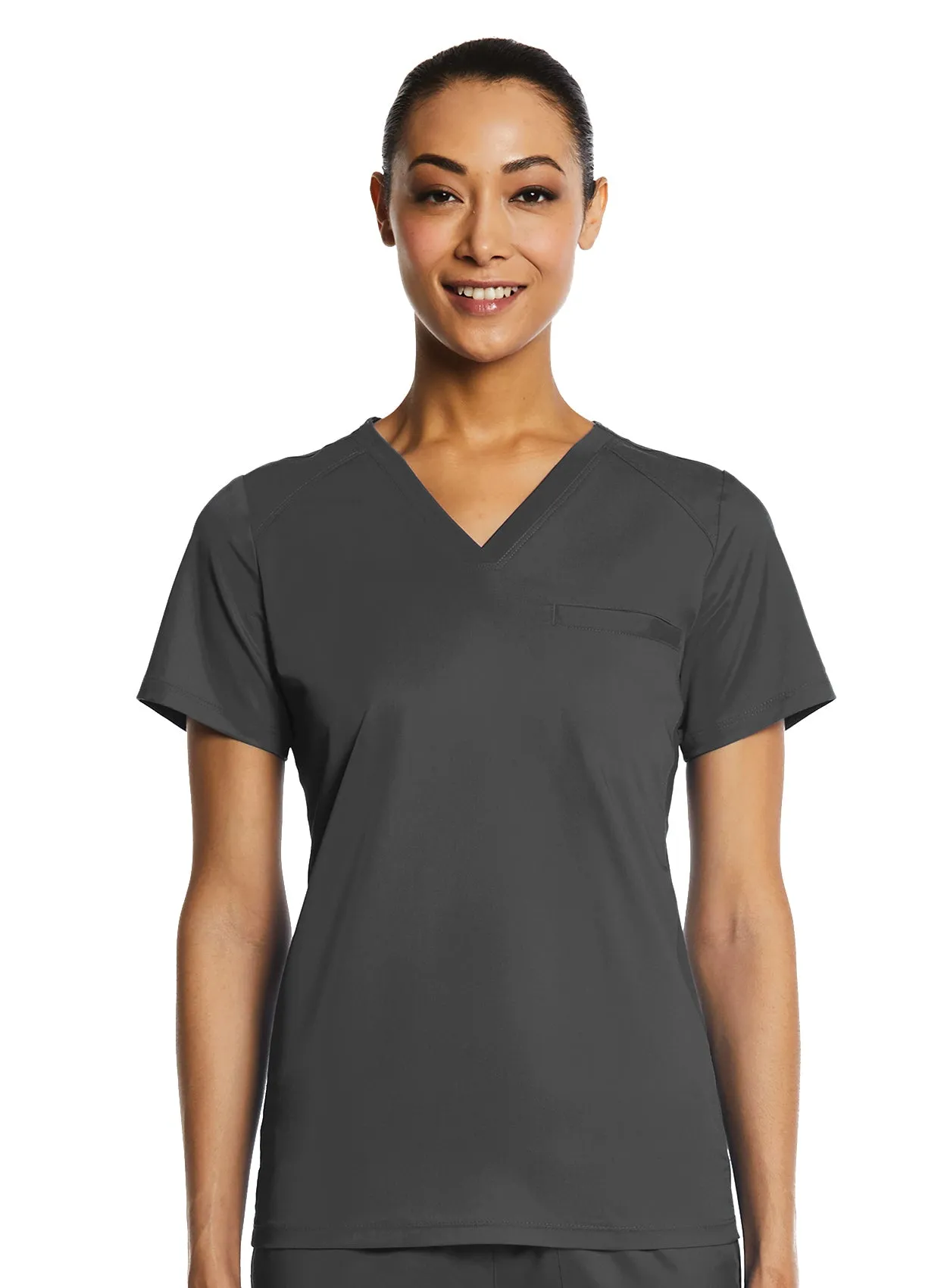 Maevn Sporty V-neck Top
