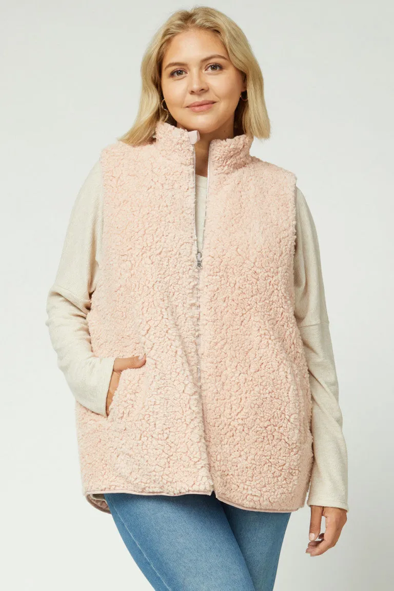 Mauve Reversible Vest