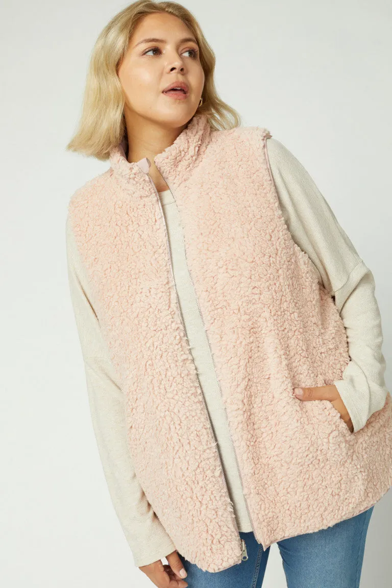 Mauve Reversible Vest