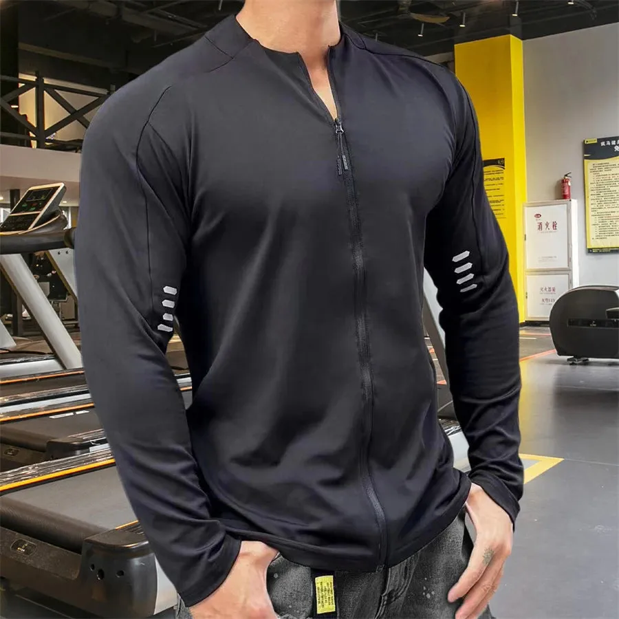 Men's Fitness Hooded Sportswear - Training Sweatshirt & Casual Jacket