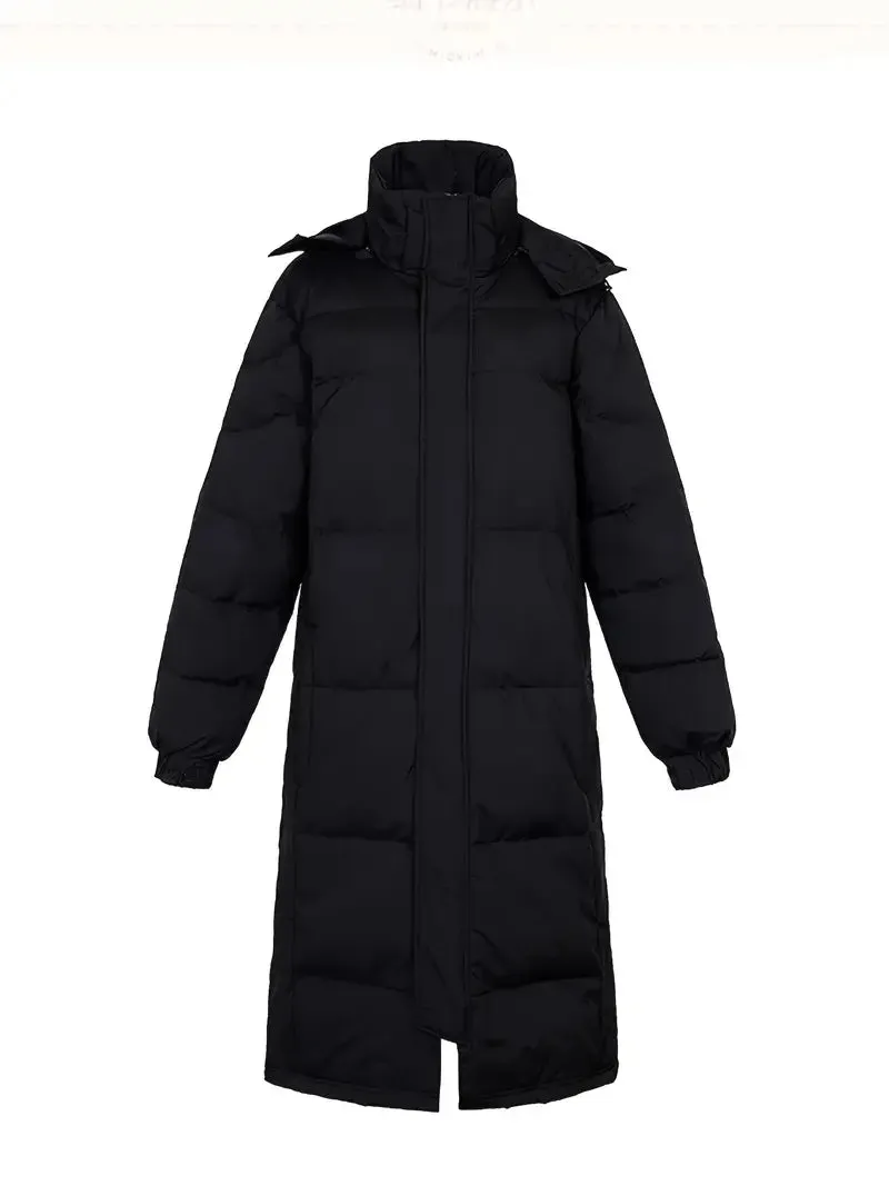 Men's Long Quilted Winter Jacket