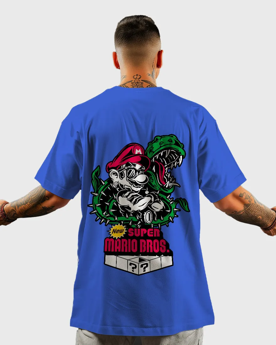 Mens Oversized Tshirt Gaming Mario 4