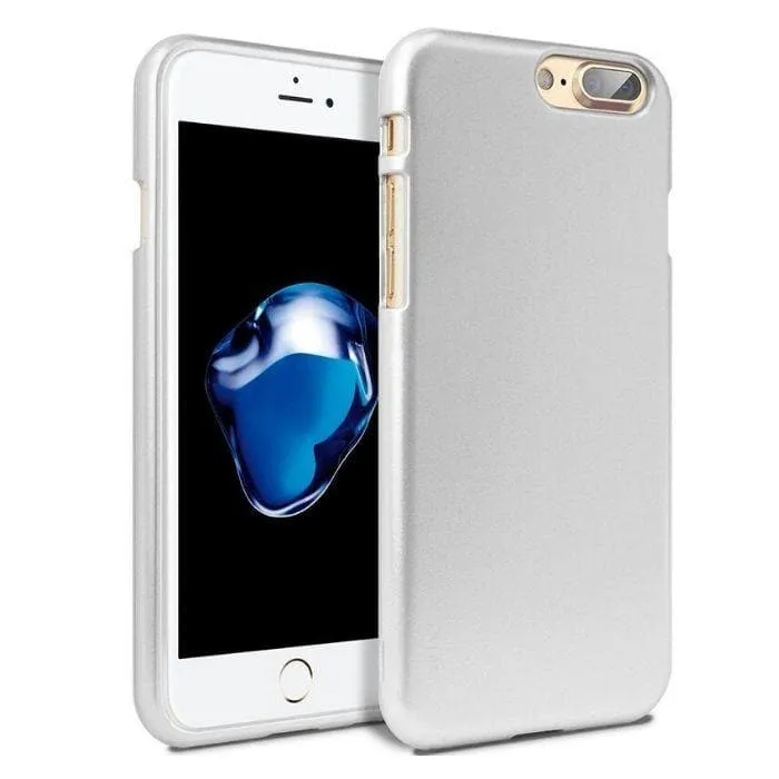 Mercury Jelly Case for iPhone 7/8 Plus - Metal Silver
