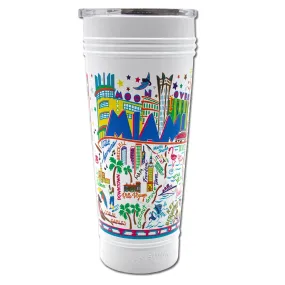 Miami Thermal Tumbler in White - Limited Edition!