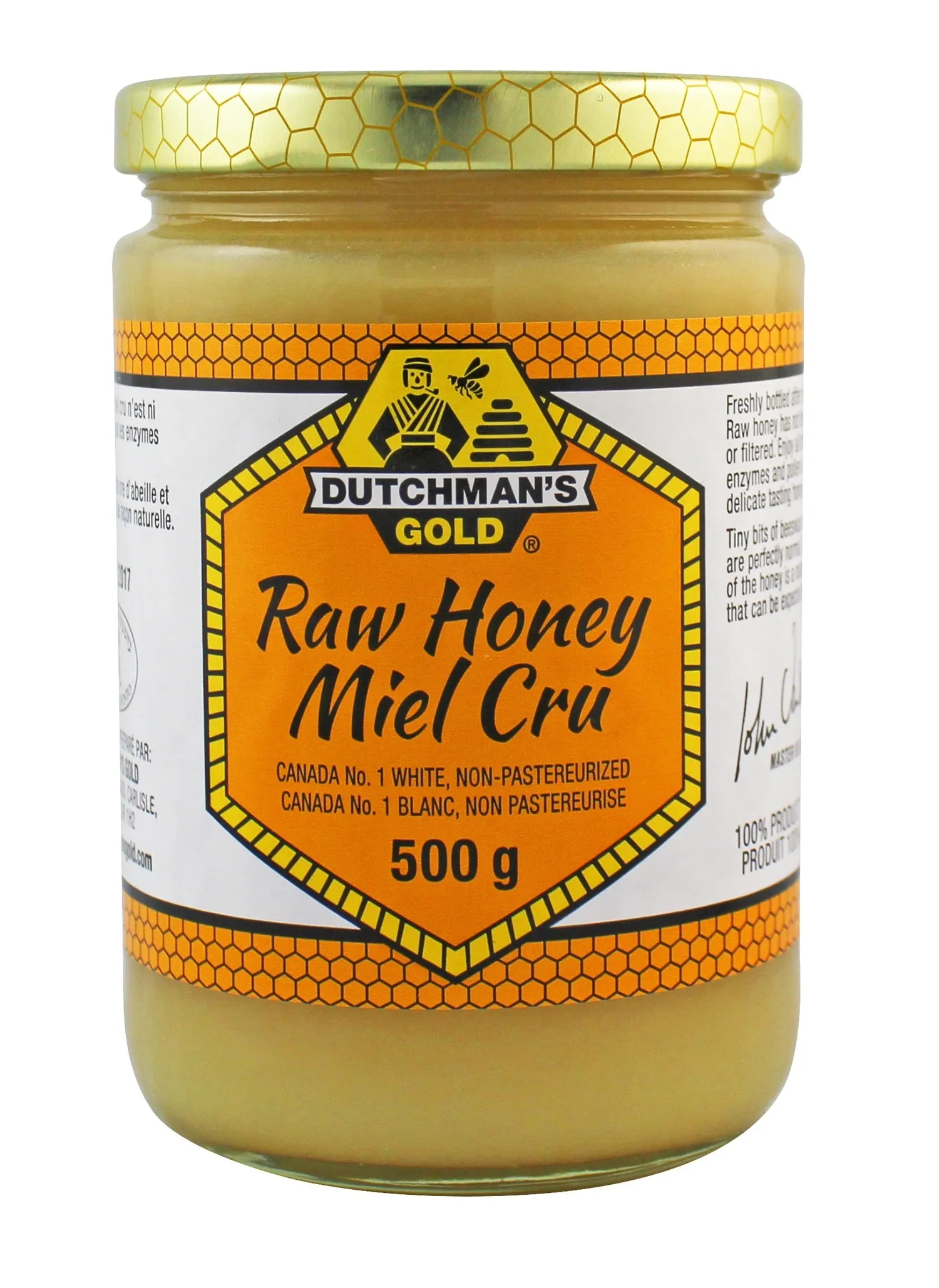 MIEL 500G RAW CRU DUTCH