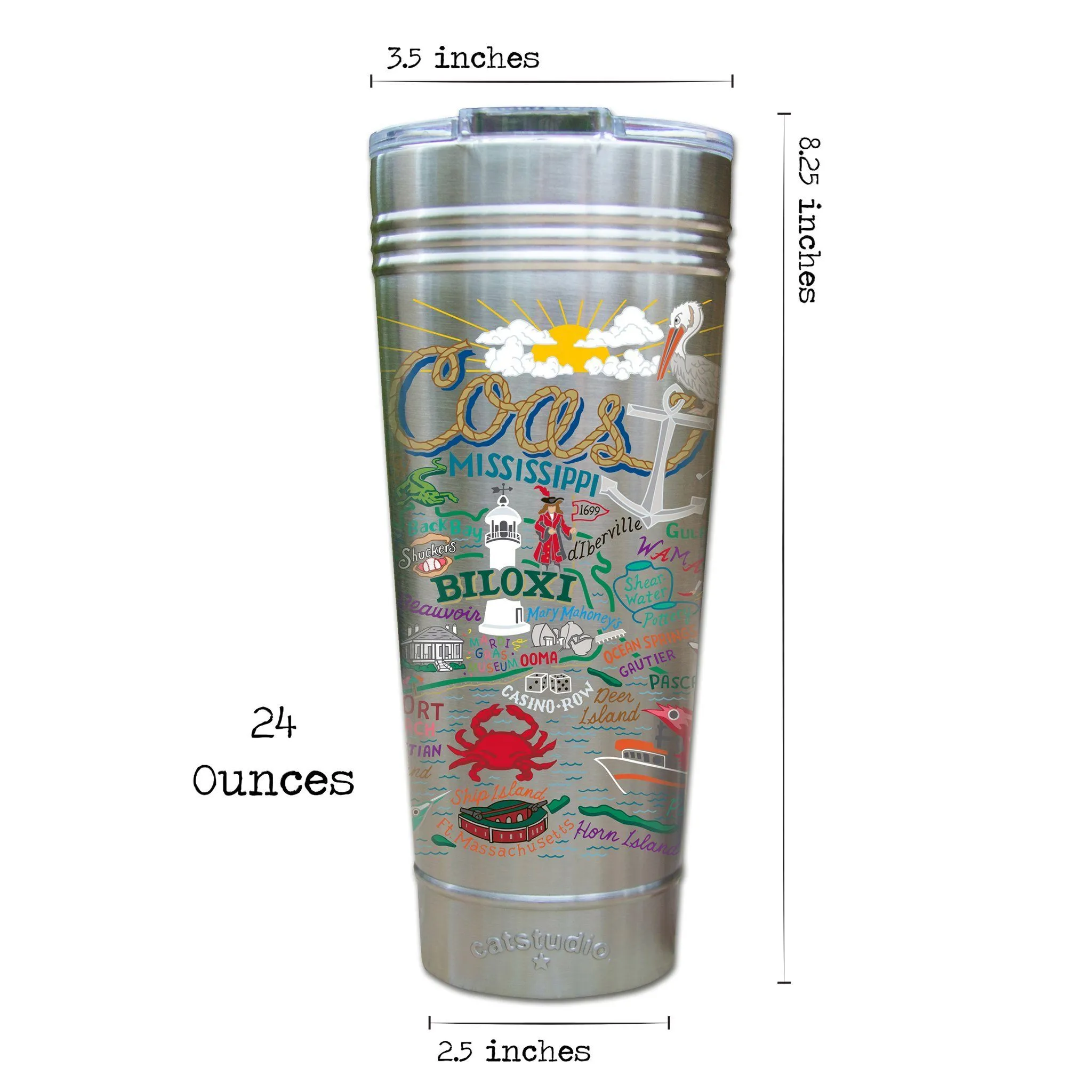 Mississippi Coast Thermal Tumbler