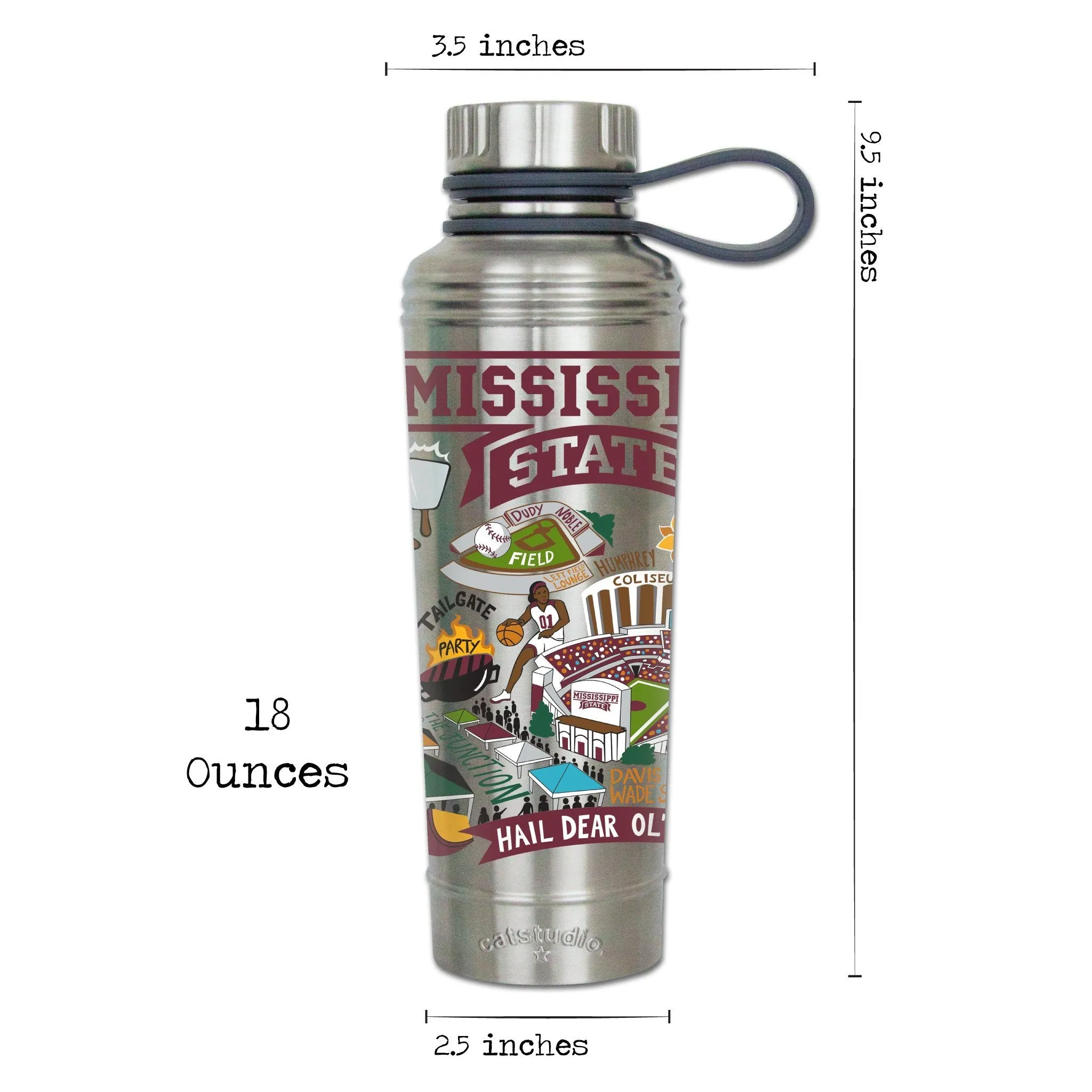 Mississippi State University Collegiate Thermal Bottle