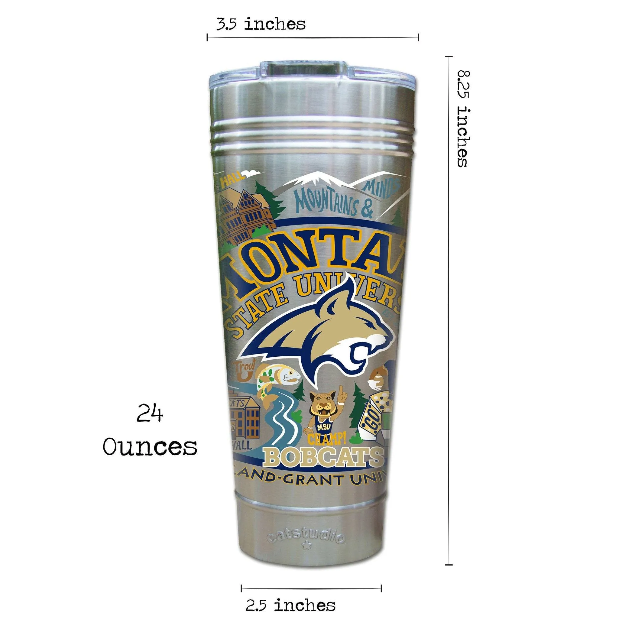 Montana State University Collegiate Thermal Tumbler