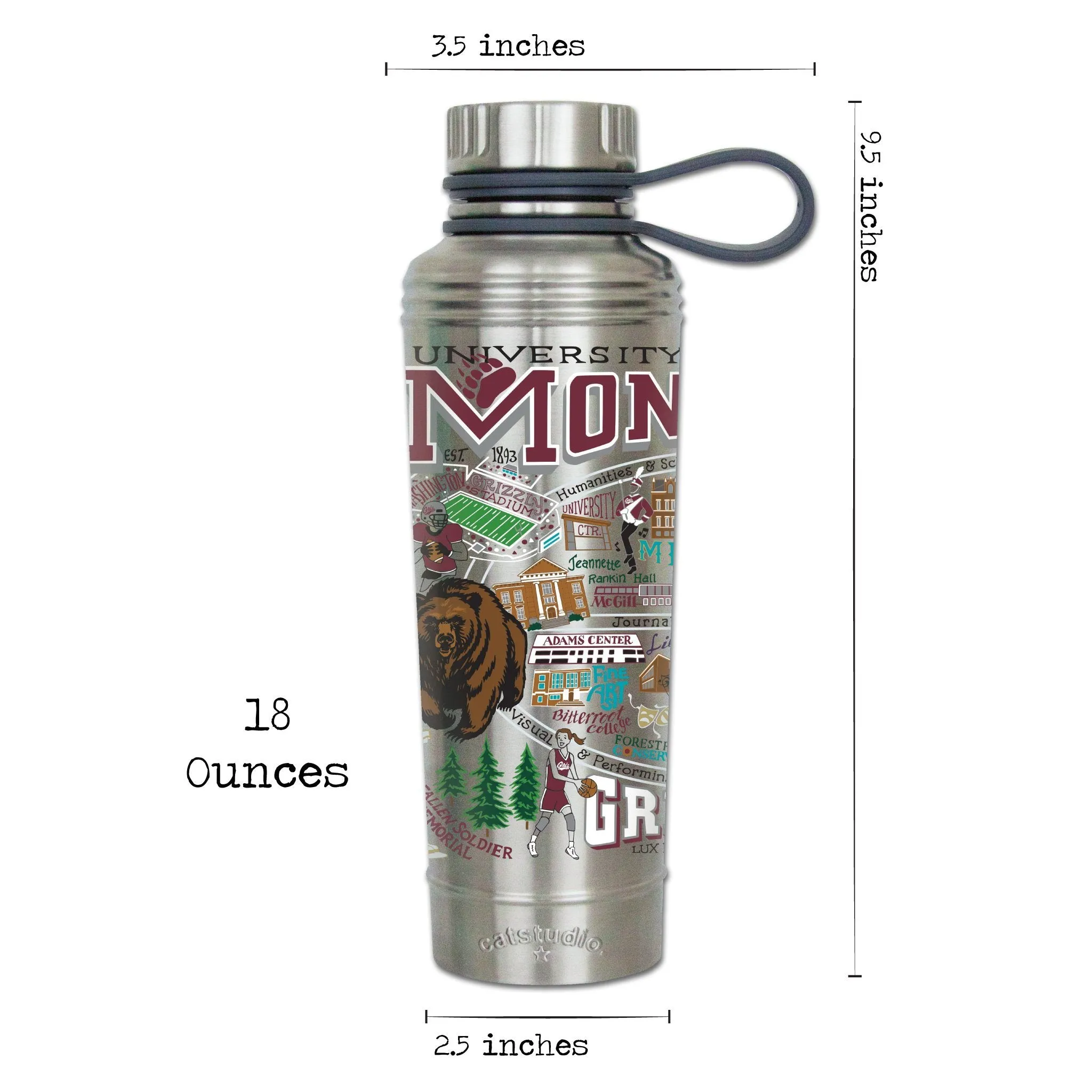 Montana, University of Collegiate Thermal Bottle