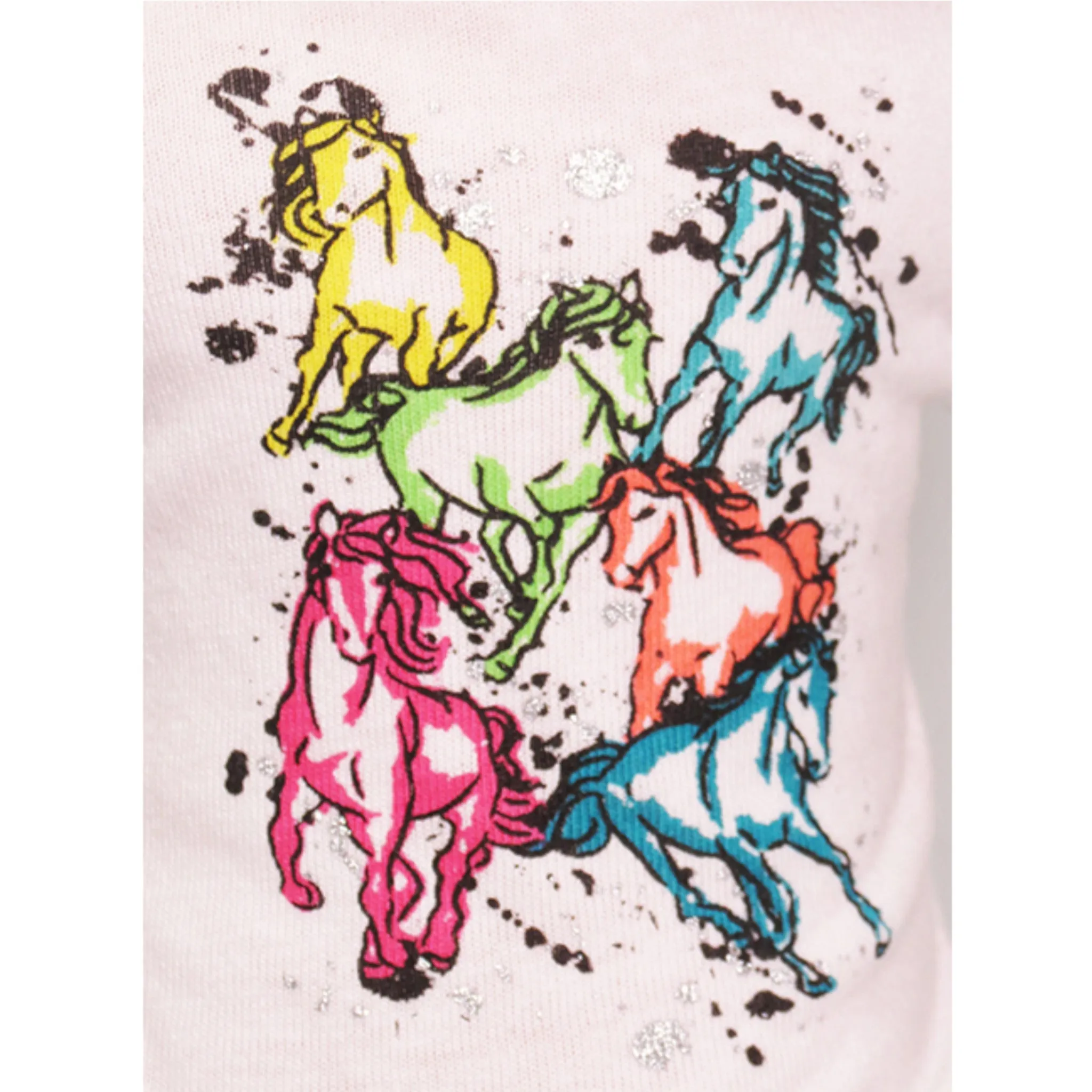 Multicolor Horse T-Shirt for 18-inch dolls