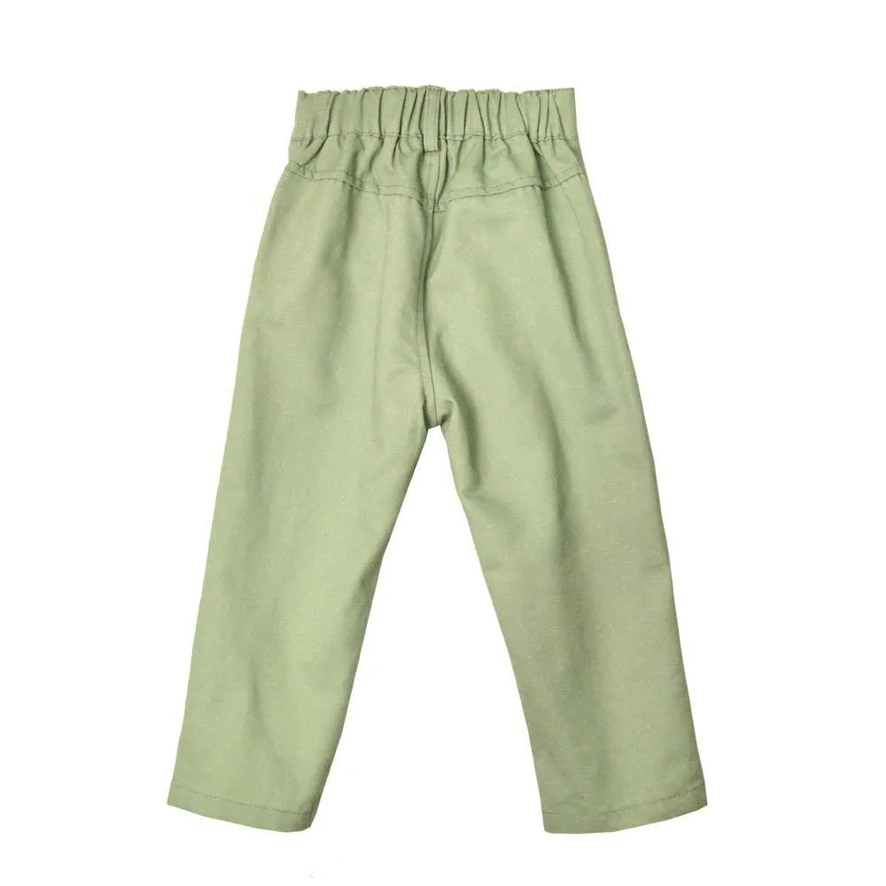 *Must-have* Slim Fit Ankle Pants, Pistachio