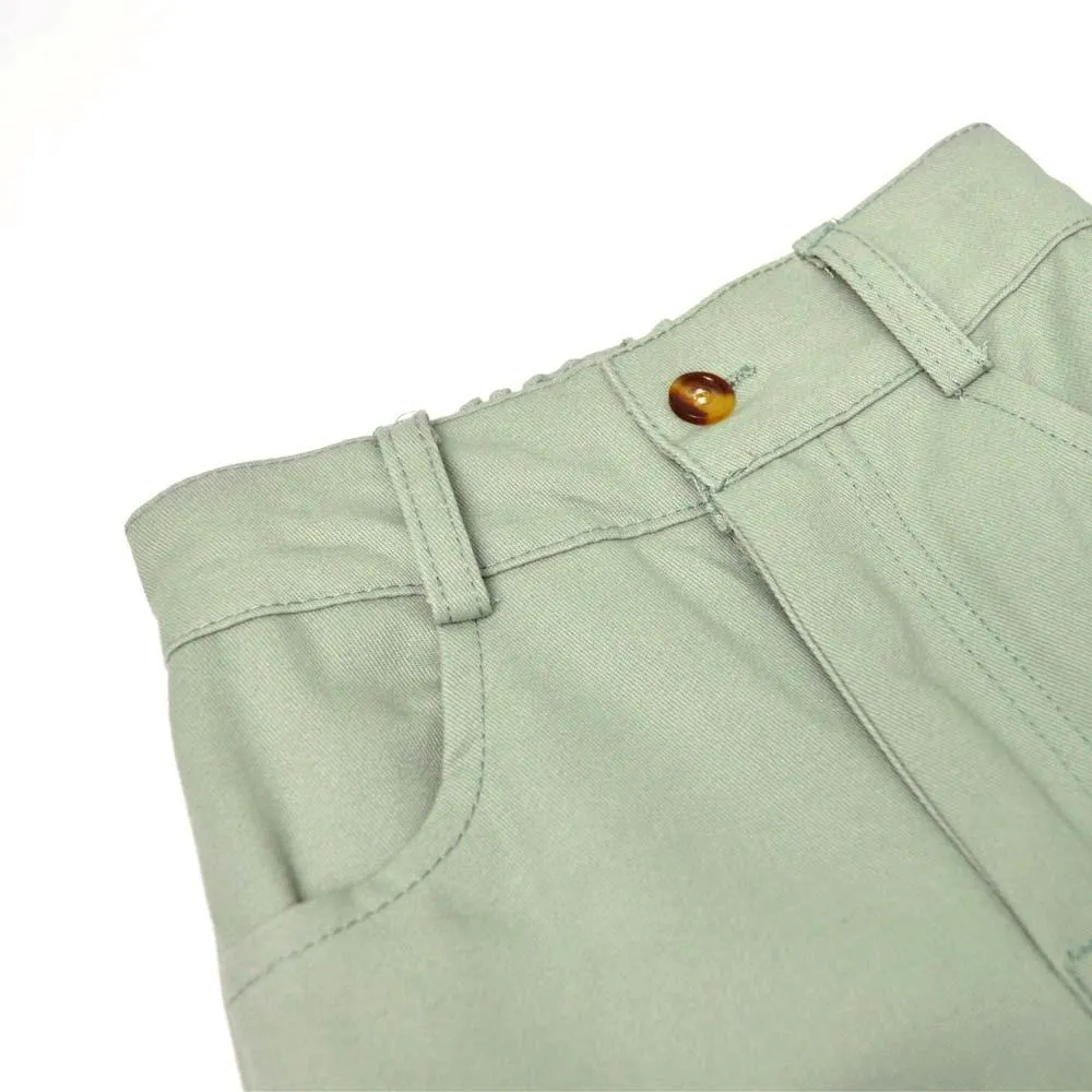 *Must-have* Slim Fit Ankle Pants, Pistachio