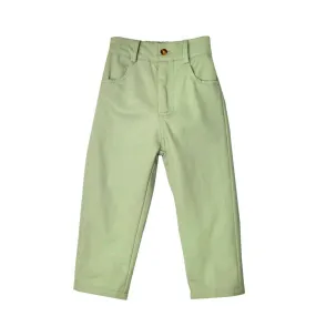 *Must-have* Slim Fit Ankle Pants, Pistachio