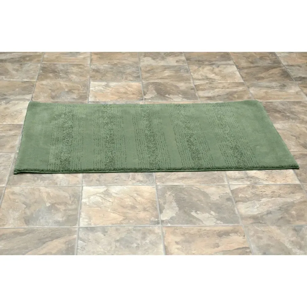 New - 24"x40" Essence Nylon Washable Bath Rug Deep Fern - Garland