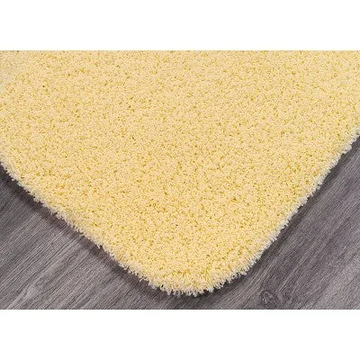 New - 3pc Shaggy Nylon Washable Bathroom Rug Set Yellow - Garland Rug