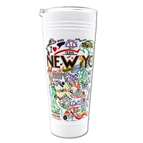 New York City Thermal Tumbler in White - Limited Edition!