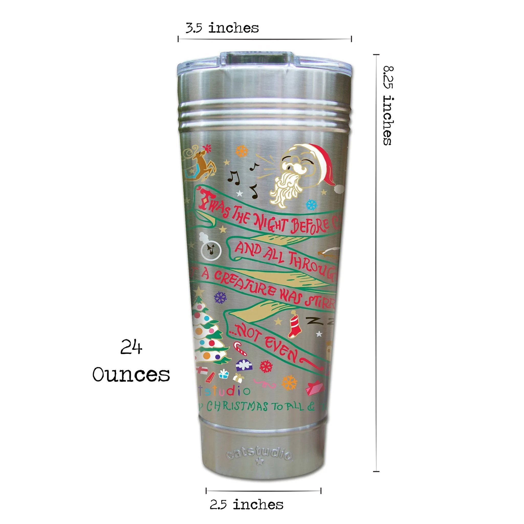 Night Before Christmas Thermal Tumbler