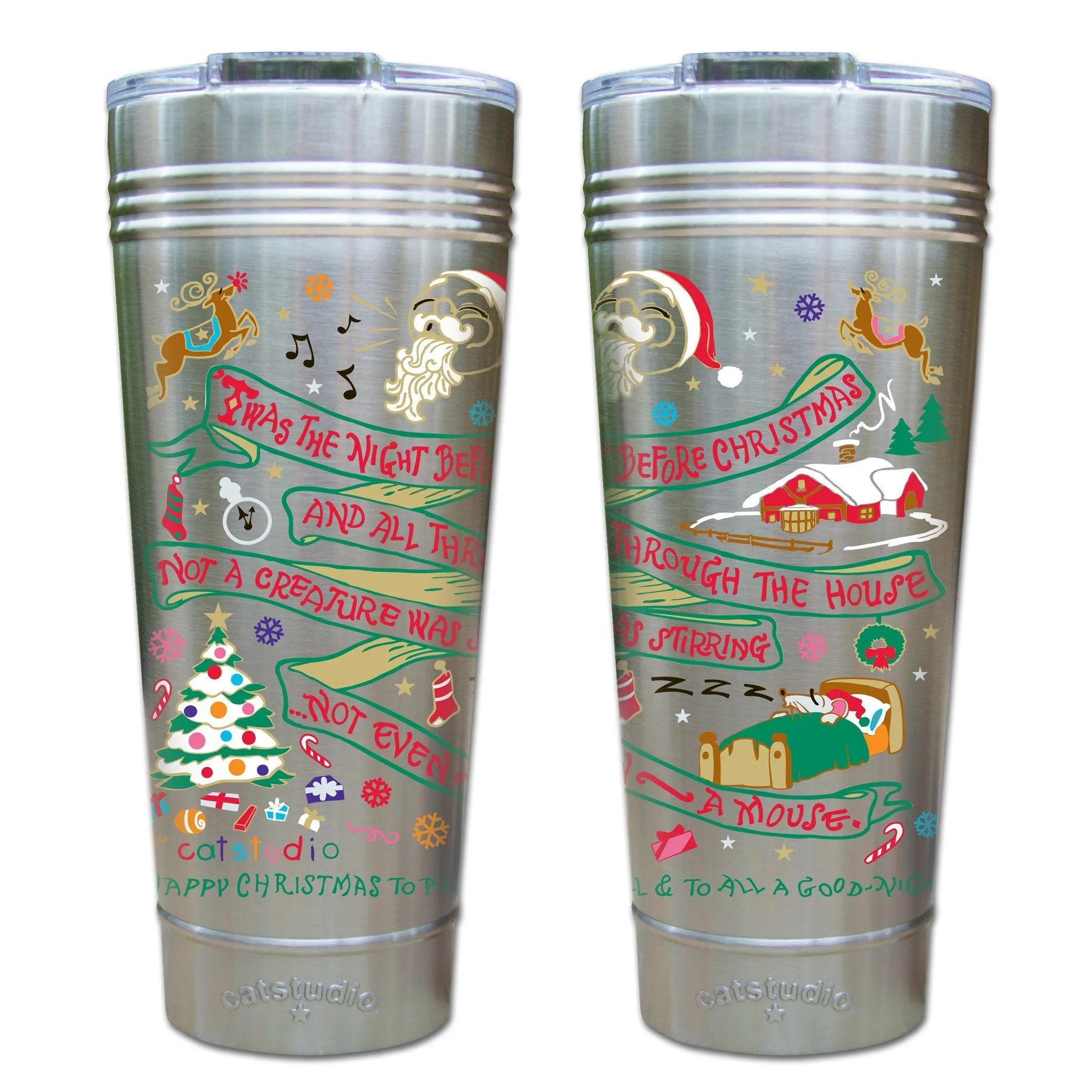 Night Before Christmas Thermal Tumbler