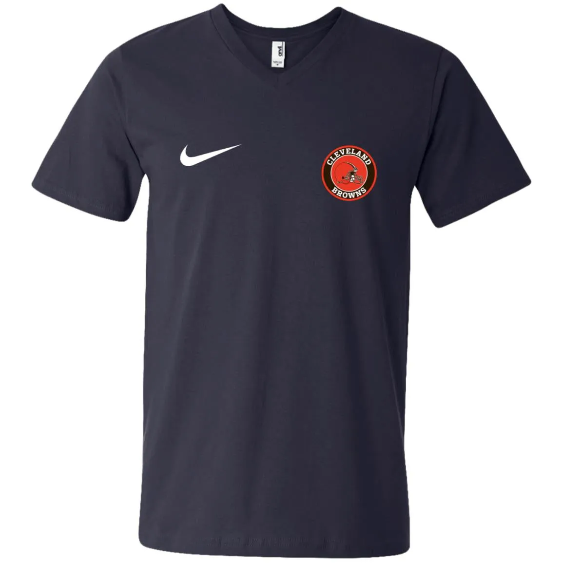 Nike Cleverlan Browns Nfl Football Men V-Neck T-Shirt
