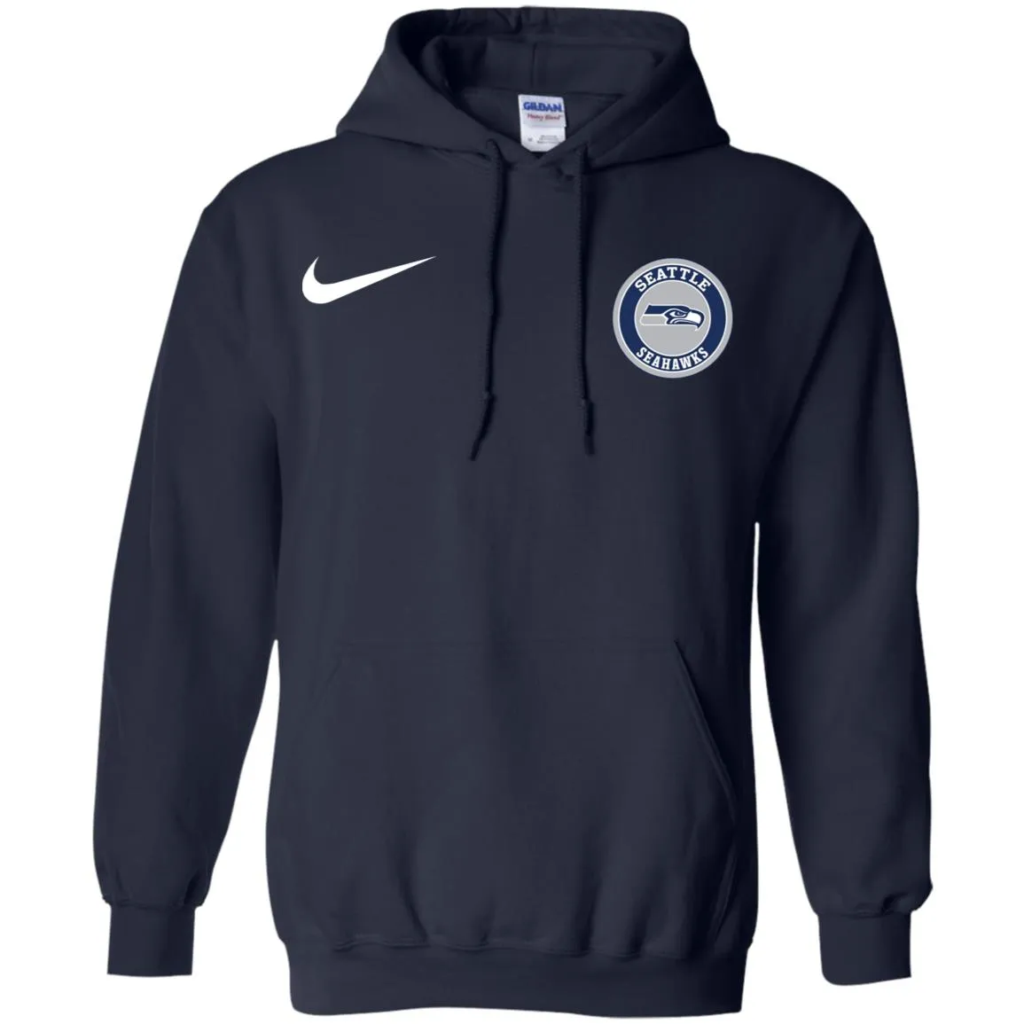 Nike Seatle Seahawk Nfl Football Men Pullover Hoodie