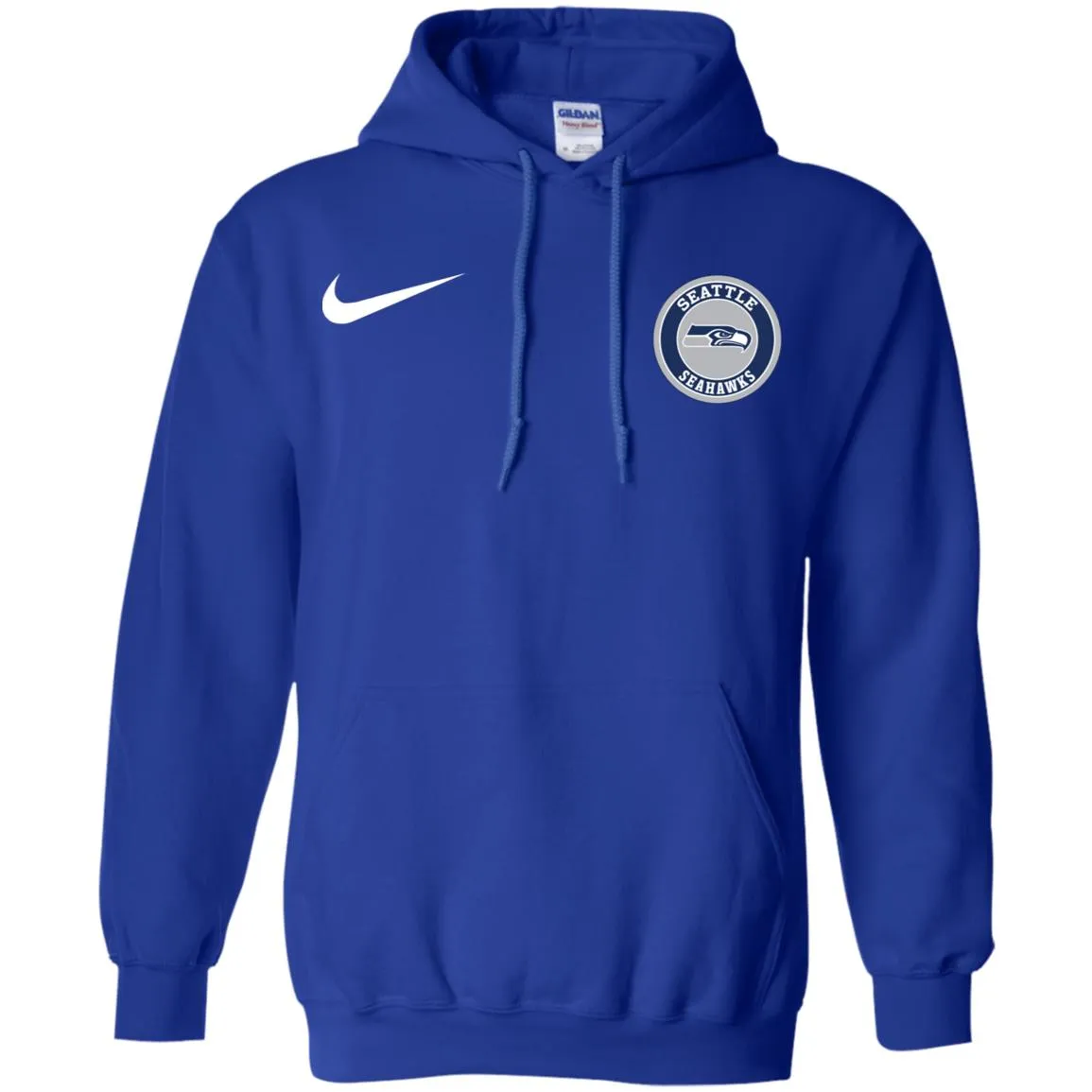 Nike Seatle Seahawk Nfl Football Men Pullover Hoodie