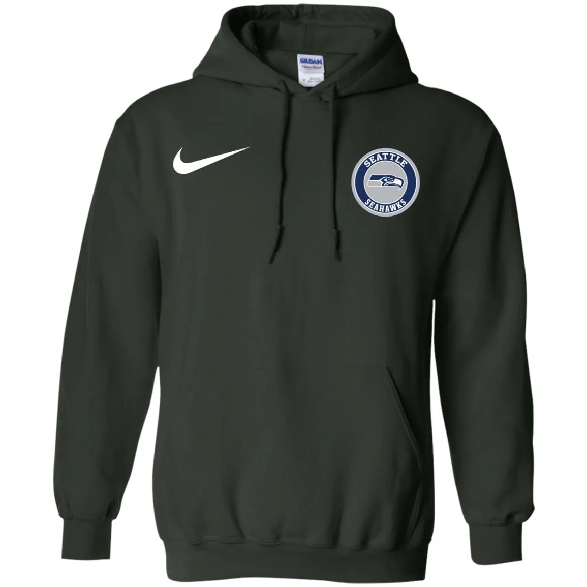 Nike Seatle Seahawk Nfl Football Men Pullover Hoodie