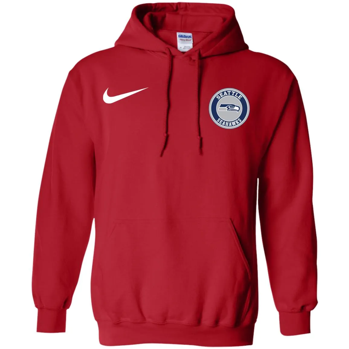 Nike Seatle Seahawk Nfl Football Men Pullover Hoodie