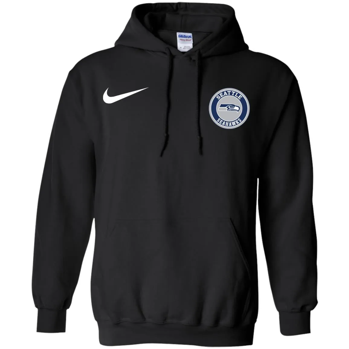 Nike Seatle Seahawk Nfl Football Men Pullover Hoodie
