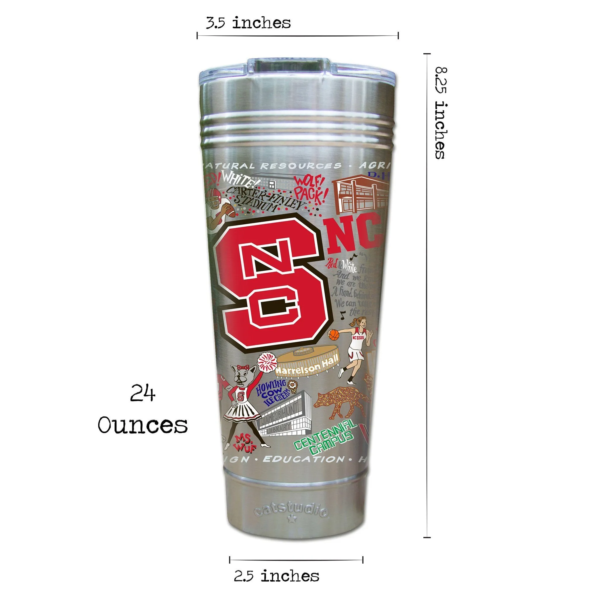 North Carolina State University Collegiate Thermal Tumbler