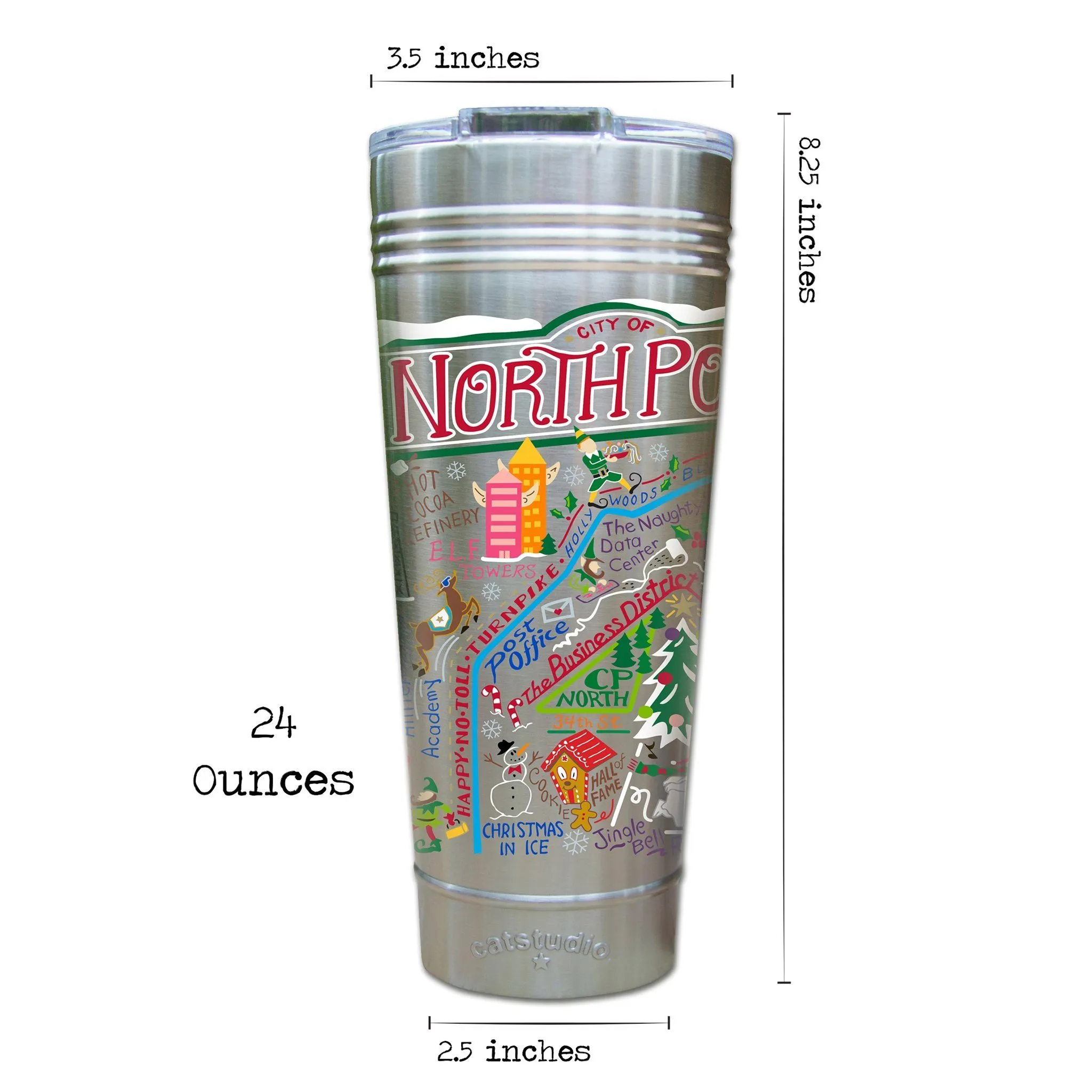 North Pole City Thermal Tumbler