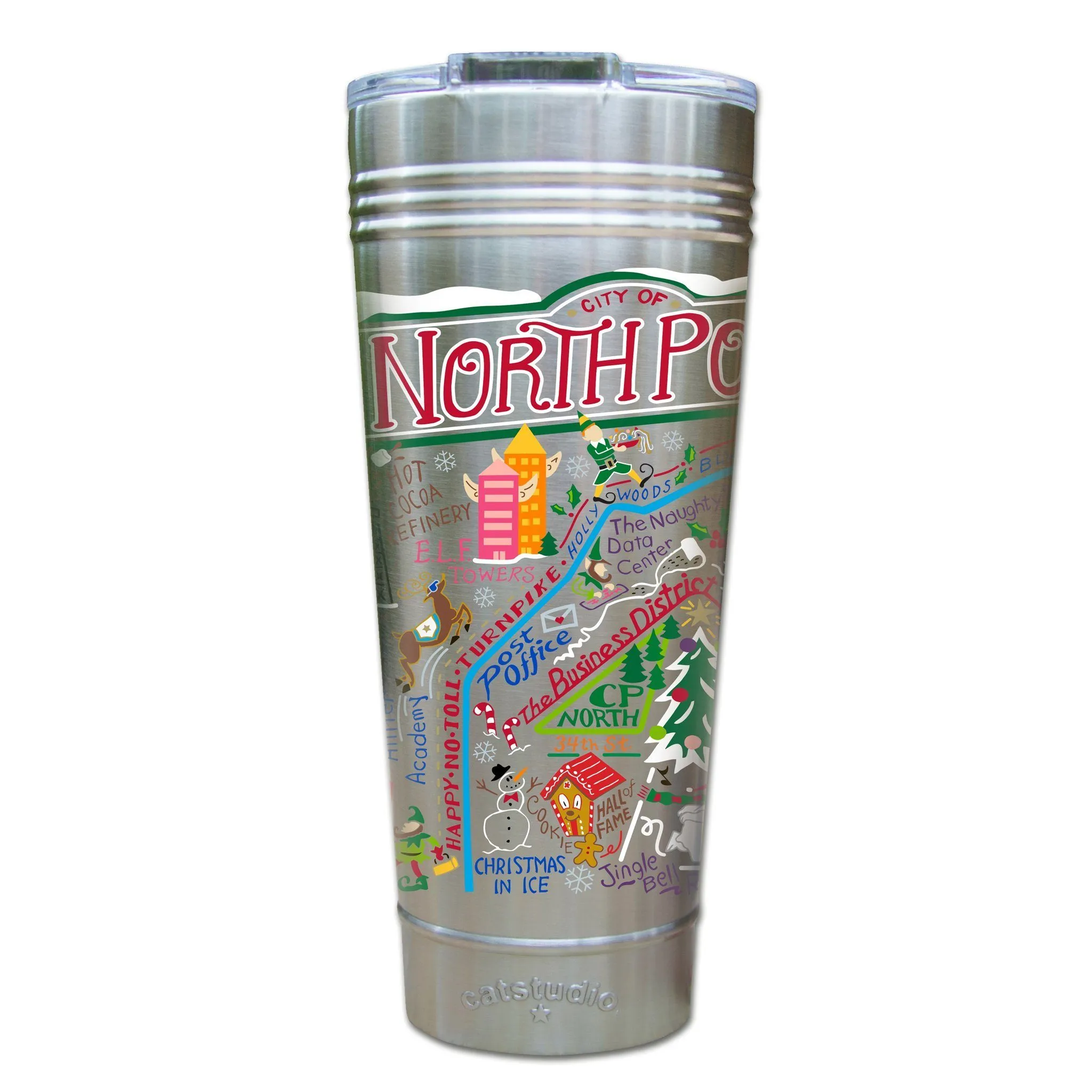 North Pole City Thermal Tumbler