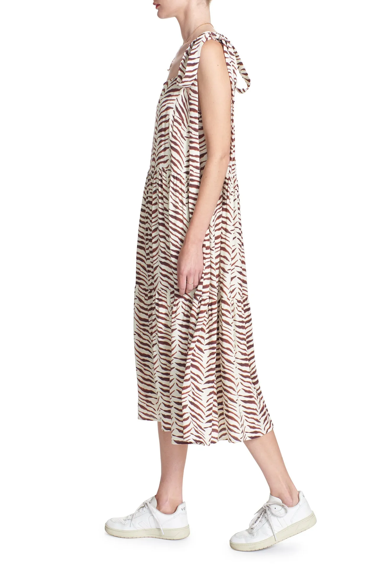 NOVA DRESS- Chevron- SUSTAINABLE
