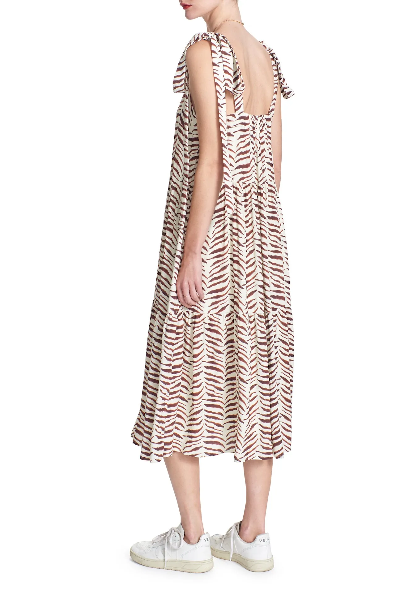 NOVA DRESS- Chevron- SUSTAINABLE