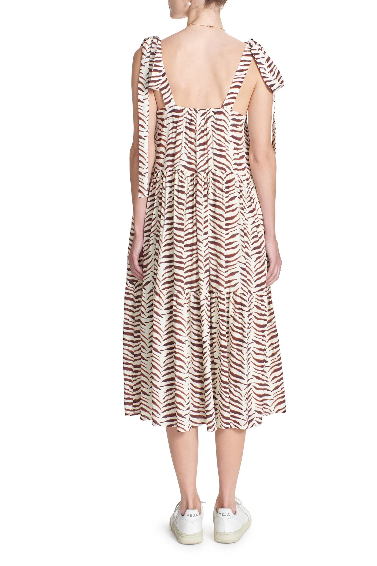 NOVA DRESS- Chevron- SUSTAINABLE